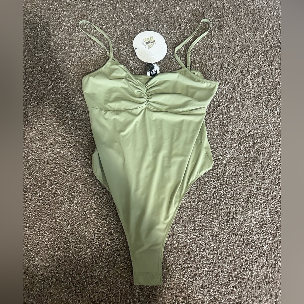Olive Green bodysuit